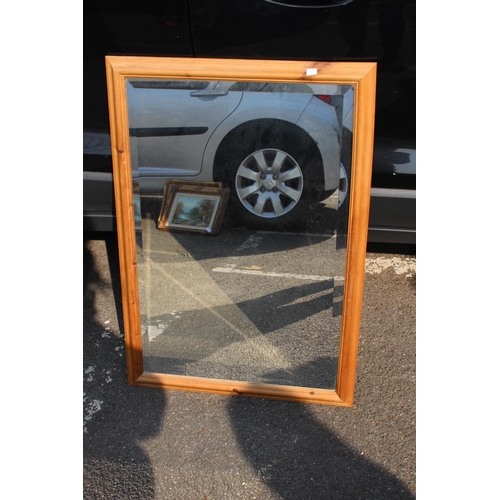 178 - PINE FRAMED MIRROR
84 X 58CM