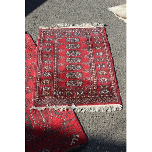 213 - 2 X ORIENTAL RUGS 
116 X 70CM