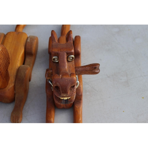 440 - HANDMADE WOODEN DOGS ETC
45CM