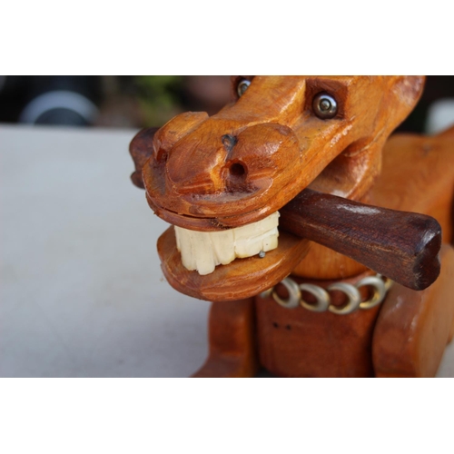 440 - HANDMADE WOODEN DOGS ETC
45CM