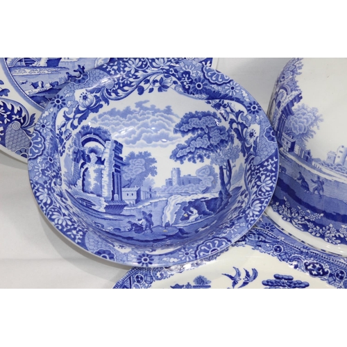 265 - QUANTITY OF BLUE AND WHITE CHINA INCLUDING SPODE 
30CM