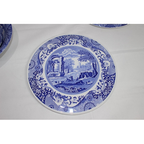 265 - QUANTITY OF BLUE AND WHITE CHINA INCLUDING SPODE 
30CM