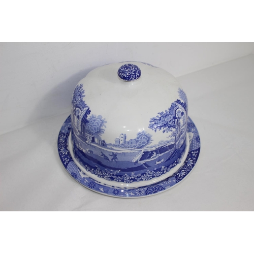 265 - QUANTITY OF BLUE AND WHITE CHINA INCLUDING SPODE 
30CM