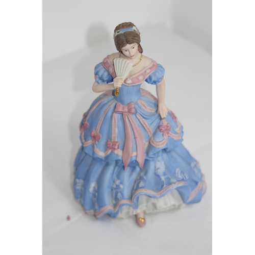 268 - WEDGWOOD SPINK IMPERIAL BANQUET FIGURE 
20CM