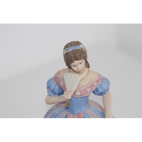 268 - WEDGWOOD SPINK IMPERIAL BANQUET FIGURE 
20CM