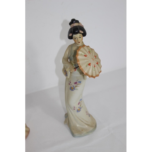 274 - 5 X ORIENTAL FIGURES
28CM