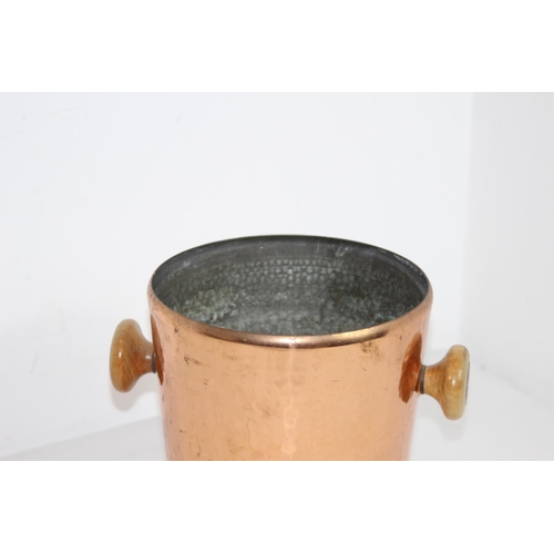 339 - COPPER ICE BUCKET
21CM