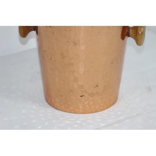 339 - COPPER ICE BUCKET
21CM