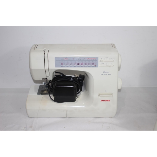 346 - VINTAGE JANOME SEWING MACHINE