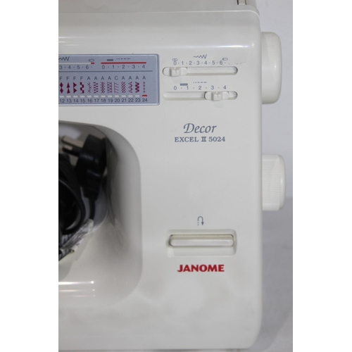 346 - VINTAGE JANOME SEWING MACHINE