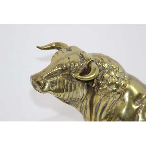 348 - HEAVY BRASS BULL 
47CM