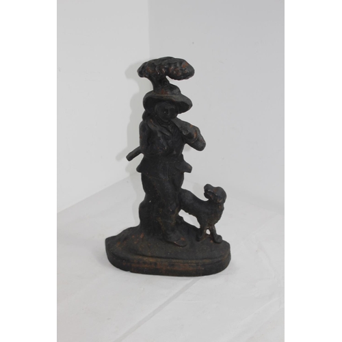 351 - ANTIQUE HEAVY METAL WOODSMAN DOORSTOP
39CM