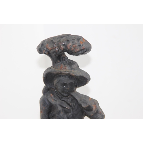 351 - ANTIQUE HEAVY METAL WOODSMAN DOORSTOP
39CM