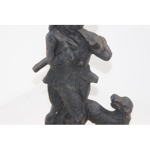 351 - ANTIQUE HEAVY METAL WOODSMAN DOORSTOP
39CM