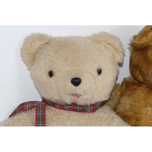 357 - 2 X VINTAGE TEDDY BEARS 
72CM