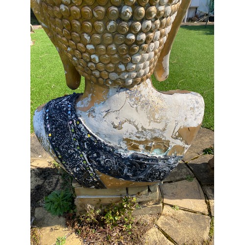 81 - LARGE GARDEN FIBREGLASS DEITY HEAD
127CM