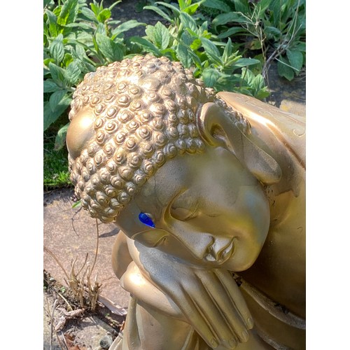 86 - HEAVY RESIN GARDEN DEITY ORNAMENT 
62CM