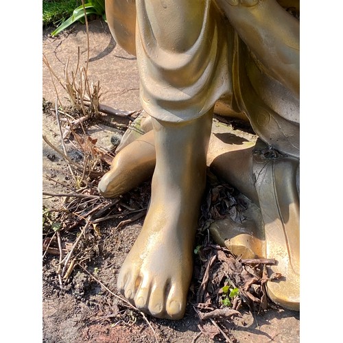 86 - HEAVY RESIN GARDEN DEITY ORNAMENT 
62CM