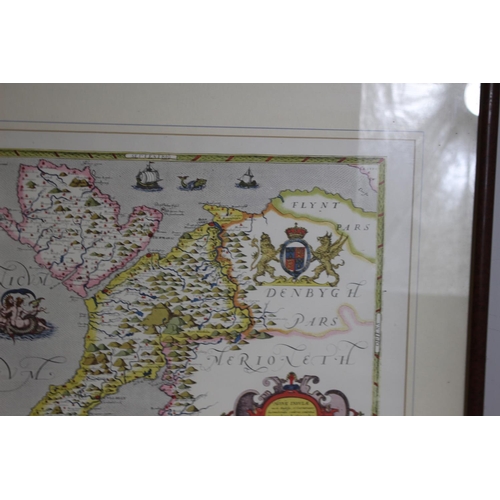 149 - OLD MAP OF NORTH WALES
70 X 56CM