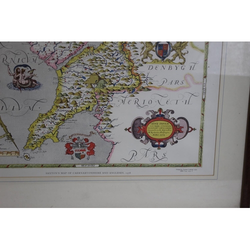 149 - OLD MAP OF NORTH WALES
70 X 56CM