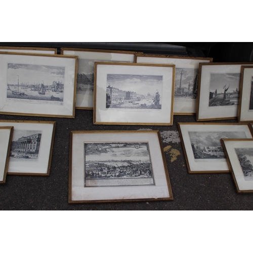 151 - LARGE QUANTITY OF VINTAGE LONDON PRINTS