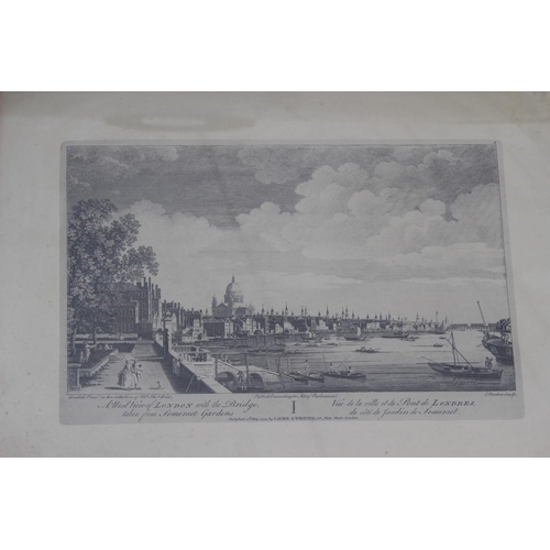 151 - LARGE QUANTITY OF VINTAGE LONDON PRINTS