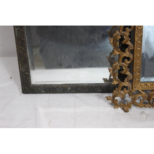 152 - 2 X VINTAGE METAL MIRRORS AND PICTURE
34 X 51CM