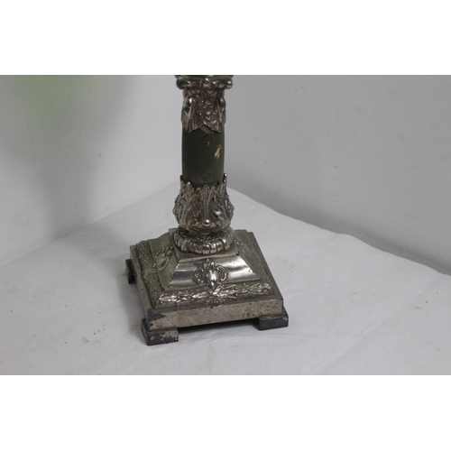 252 - ANTIQUE OIL LAMP 
68CM