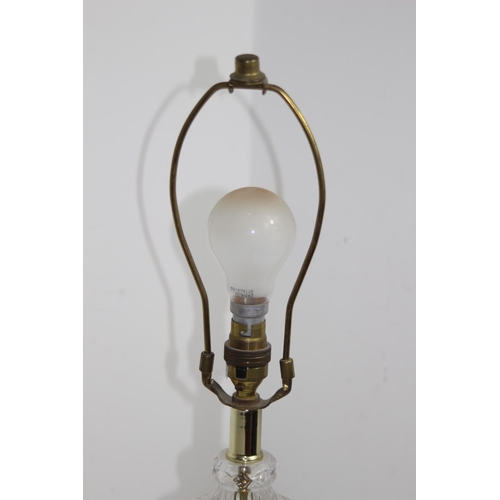 255 - VINTAGE GLASS LAMP
55CM