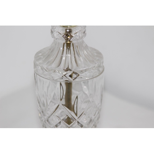 255 - VINTAGE GLASS LAMP
55CM