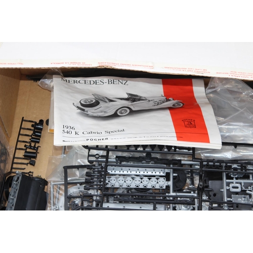 416 - MERCEDES BENZ 540K CABRIO SPECIAL BY RIVAROSSI MODEL KIT