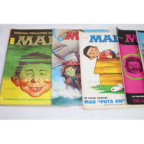 464 - QUANTITY OF VINTAGE MAD MAGAZINES ETC