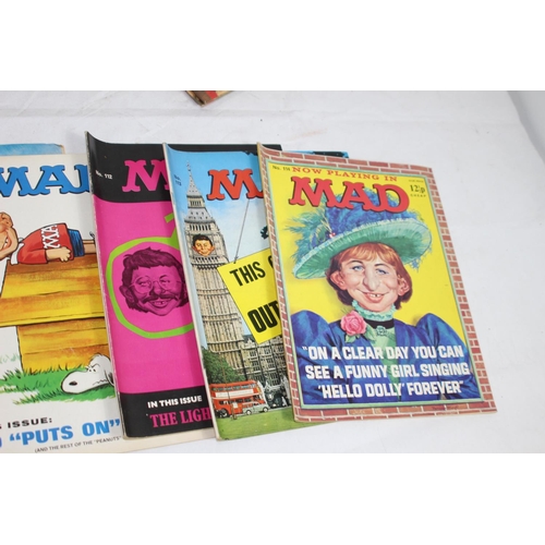 464 - QUANTITY OF VINTAGE MAD MAGAZINES ETC