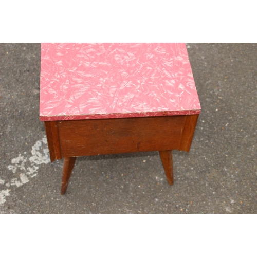 71 - RETRO HABERDASHERY TABLE  
67 X 38 X 40CM