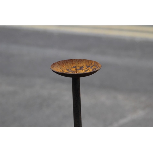 98 - WROUGHT IRON CANDLE HOLDER 
98CM