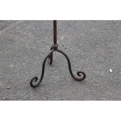 98 - WROUGHT IRON CANDLE HOLDER 
98CM