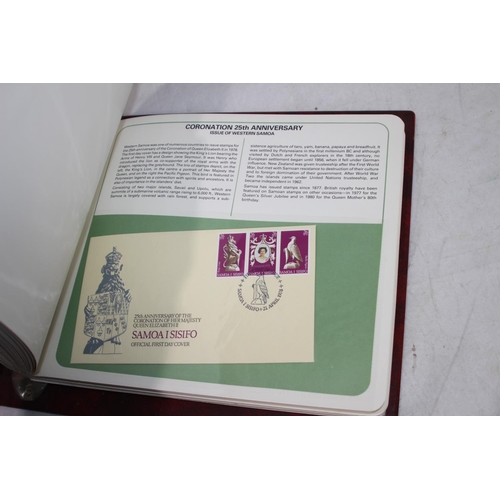 828 - 2 ALBUMS OF BRITISH COMMONWEALTH 1ST DAY COVERS ETC