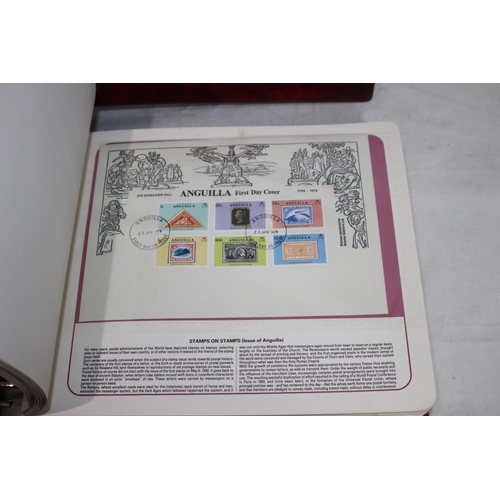 828 - 2 ALBUMS OF BRITISH COMMONWEALTH 1ST DAY COVERS ETC