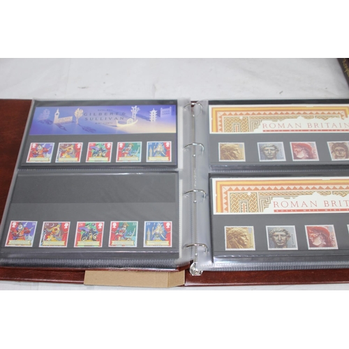 829 - 4 ALBUMS OF Royal Mail PRESENTATION PACKS ETC