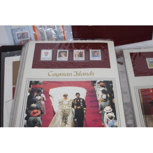 832 - 3 ALBUMS OF THE ROYAL WEDDING 1ST DAY COVERS ETC