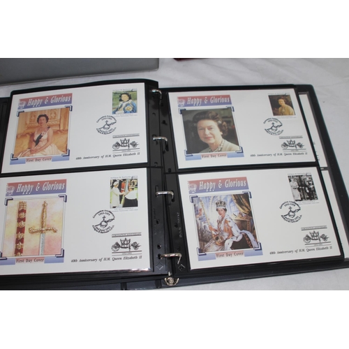 835 - 3 ALBUMS OF ROYAL FAMILY 1ST DAY COVERS ETC