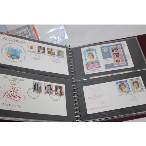 832 - 3 ALBUMS OF THE ROYAL WEDDING 1ST DAY COVERS ETC