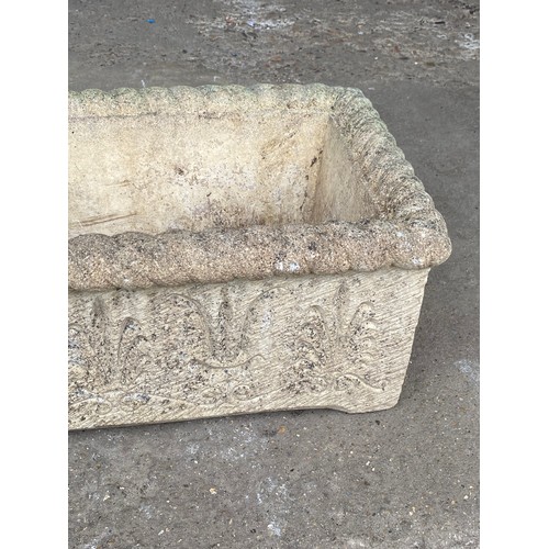 133 - VINTAGE STONE COTSWOLD PLANTER
53CM