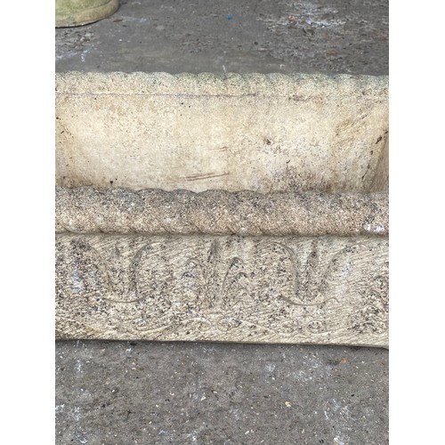 133 - VINTAGE STONE COTSWOLD PLANTER
53CM