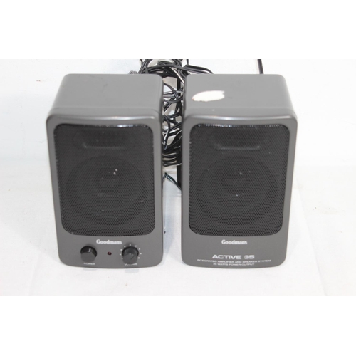 479 - PAIR OF GOODMANS ACTIVE 35 SPEAKER SYSTEM