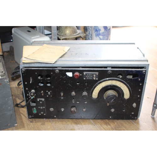 482 - 2 X MILITARY RADIO EQUIPMENT