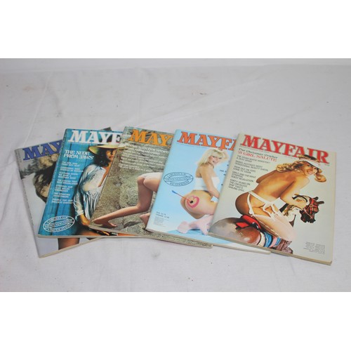 393 - QUANTITY OF VINTAGE MAYFAIR MAGAZINES