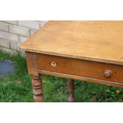 68 - PINE CUPBOARD WASH STAND, DESK AND CHAIR