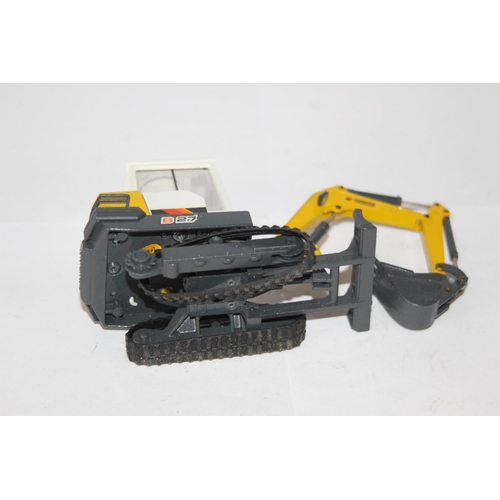 295 - CEF AMMANN YANMAR B27 MINI ESCAVATOR DIE-CAST MODEL WITH BOX