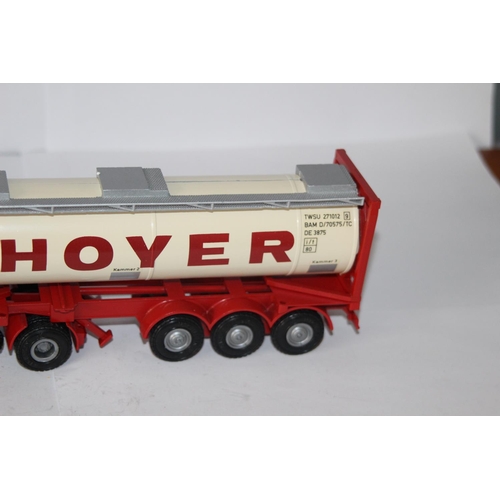 328 - NZG NO 317 HOYER TRUCK DIE-CAST MODEL WITH BOX